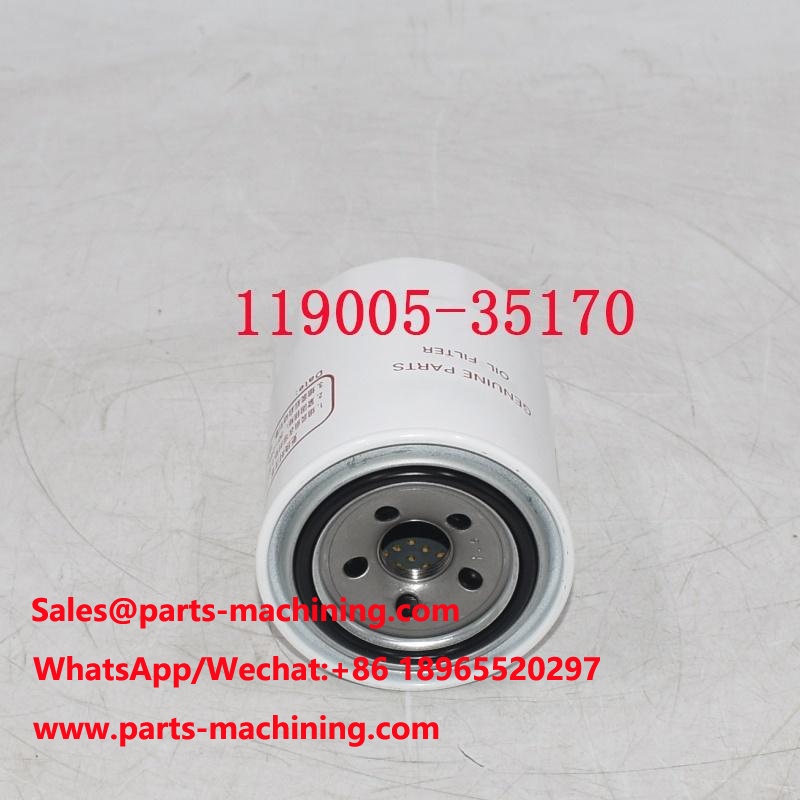 فیلتر روغن 119005-35170 11900535170 قطعات بیل مکانیکی