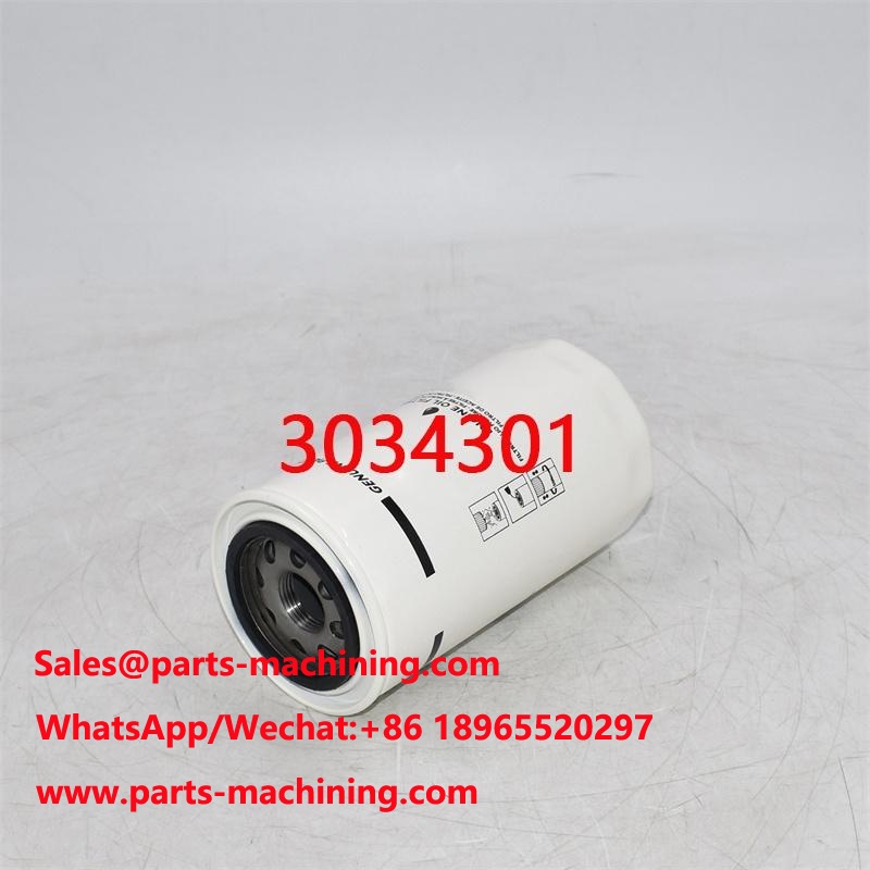 قطعات مجموعه ژنراتور فیلتر روغن 3034301
