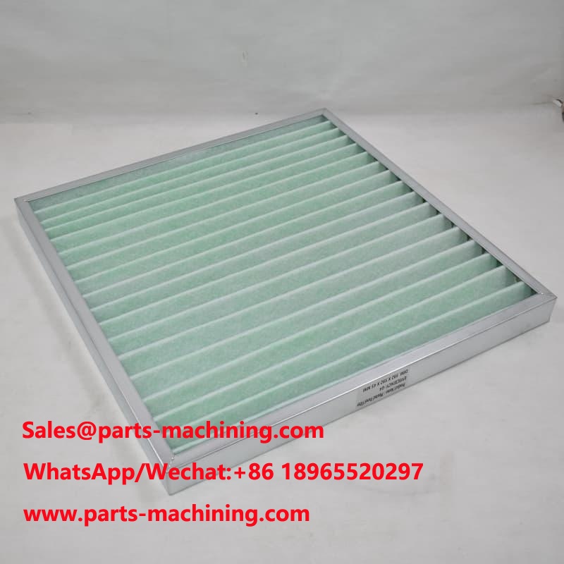 فیلتر پنلی پلیسه دار با راندمان بالا 592X592X45 G4